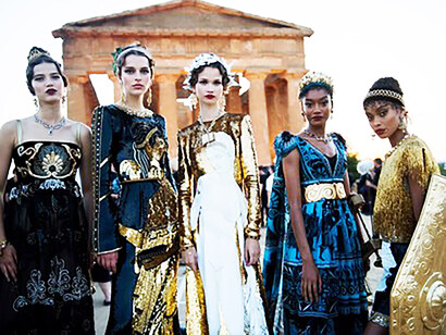 Sfilata di Dolce & Gabbana ad Agrigento, backstage