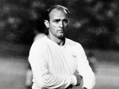Alfredo Di Stefano con la camiseta del Real Madrid