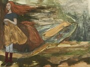 Veronica Smirnoff, Here Be Dragons, 2013, egg tempera on Wood, 120 x 130, Courtesy Galleria Riccardo Crespi and the artist