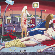 Grayson Perry, Lamentation from the vanity of small differences. Courtesy of Mudac