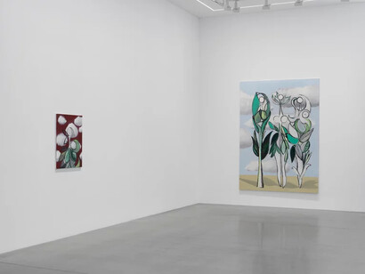 Farah Atassi, Metamorphosis, exhibition view. Courtesy of Almine Rech Gallery