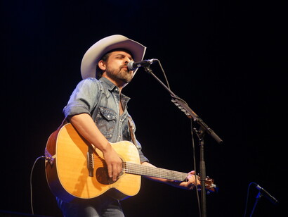  Rick Treviño sharing "Made in America Mexican" music at Unidos: Liberty, Justice and Music for All, SXSW 2017. Photo: Catalina Maria Johnson