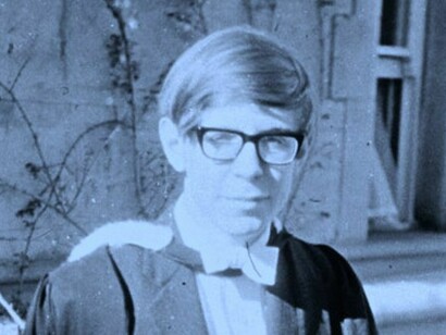 Stephen Hawking en su juventud 