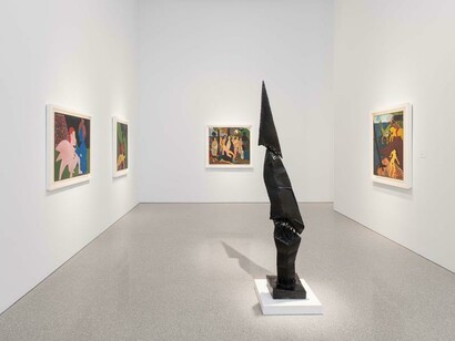 Various artists, Bienvenue. African American artists in France, exhibition view. Courtesy of Michael Rosenfeld Gallery