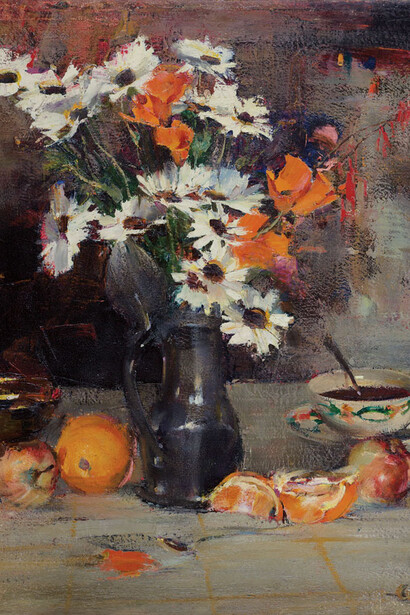 Nicolai Ivanovich Fechin, The samovar (detail), n.d. Courtesy of Frye Art Museum