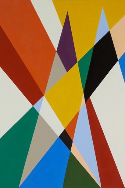 Stephen Westfall, Summit, 2024. Courtesy of Alexandre Gallery 