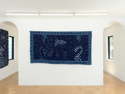 Fadekemi Ogunsanya, A miracle is a reasonable thing to ask for, exhibition view. Courtesy of Nina Johnson Gallery