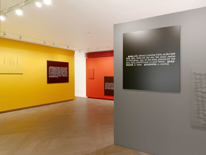 Colour in Contextual Play, Exhibition view. Courtesy of Mazzoleni London