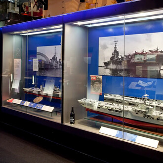 Navy, exhibition view. Courtesy of the Australian National Maritime Museum