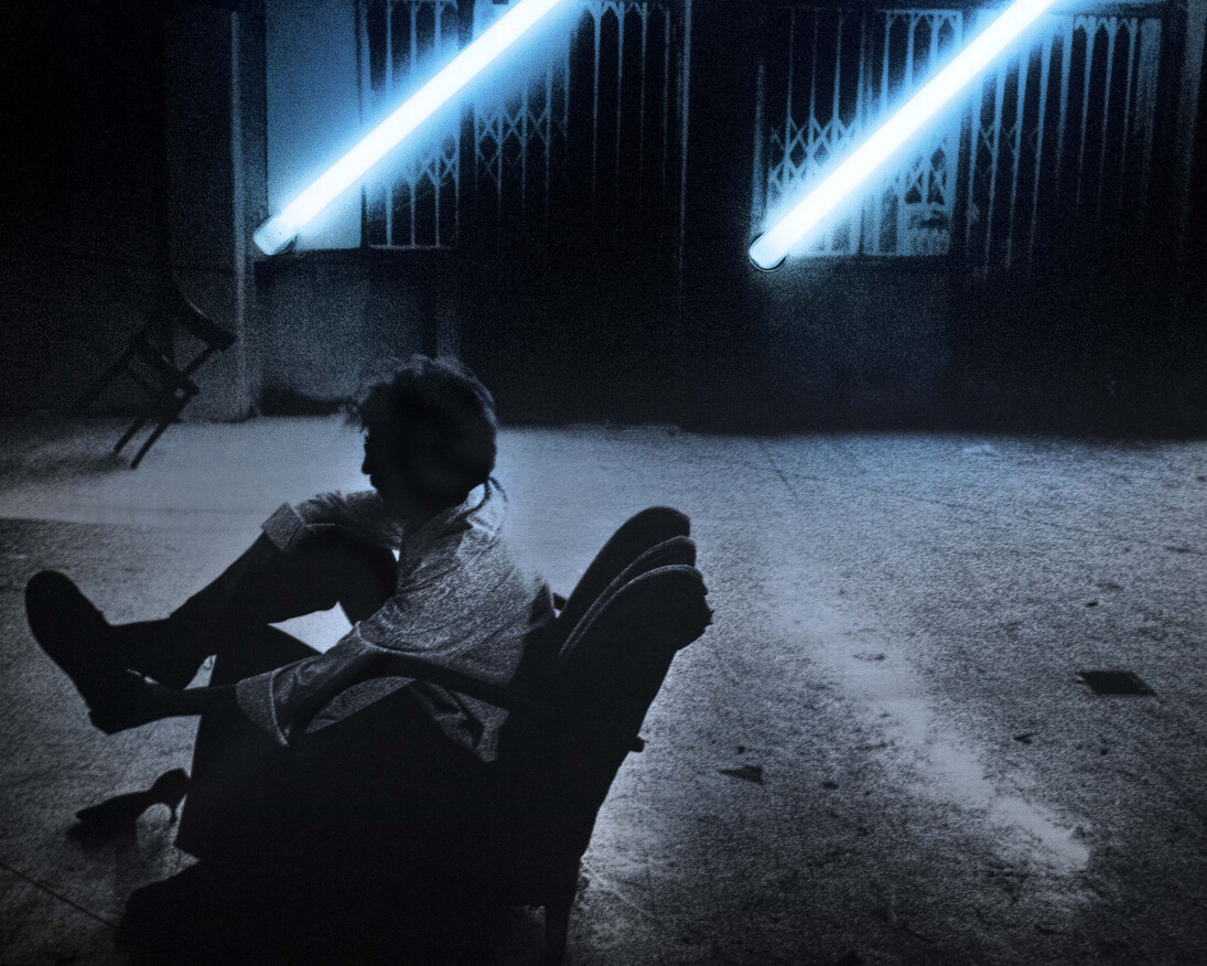 Silvia Lelli, Neon collection / Neon installation, I.C, R.C. ; ingrandimenti fotografici su carta, supporti in alluminio, montature a cassonetto, inserimenti di elementi al neon, cm 50x60x10. Courtesy by 29 Arts In Progress