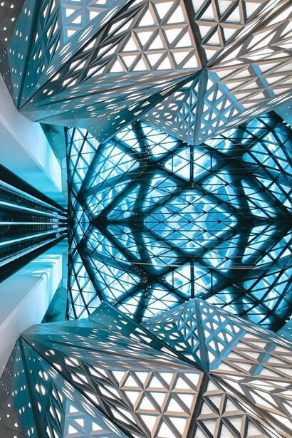 Detalle de la obra de la arquitecta Zaha Hadid