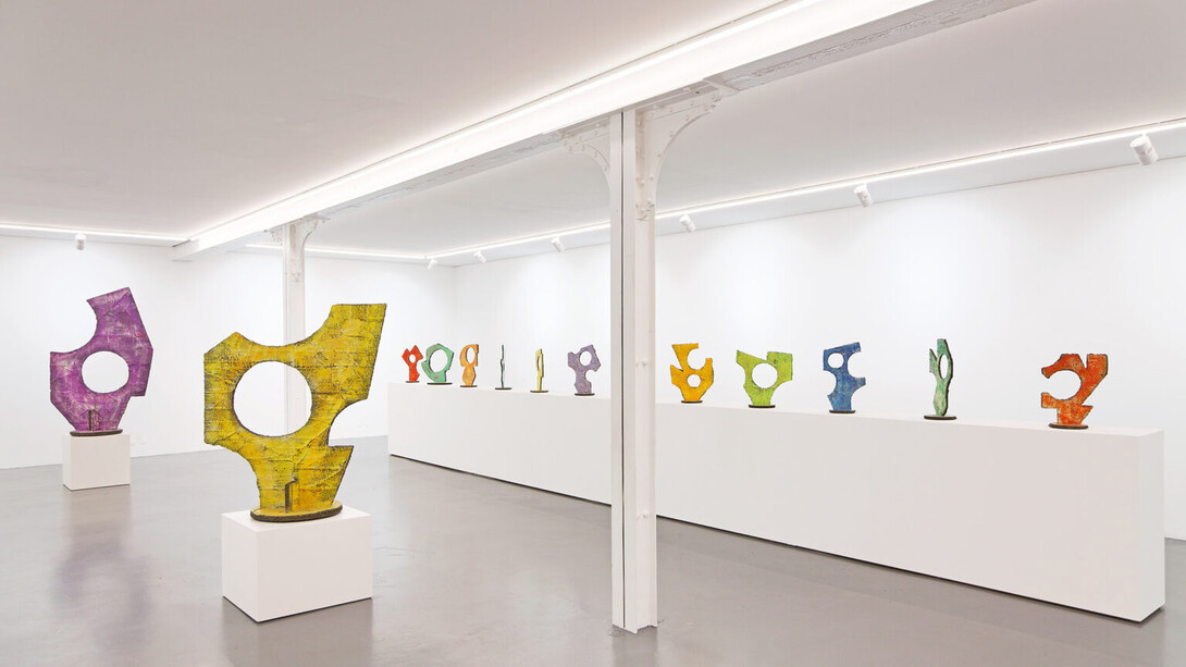 Benjamin Sabatier, Concrete and colors, exhibition view. Courtesy of Xippas Gallery