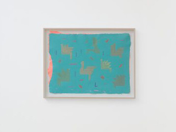 Abdolreza Aminlari, Border, exhibition view. Courtesy of Andrew Rafacz