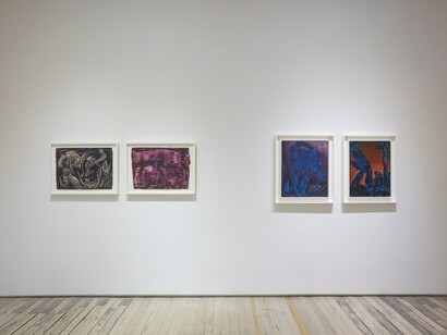Abraham Lincoln Walker, exhibition view. Courtesy of Andrew Edlin Gallery