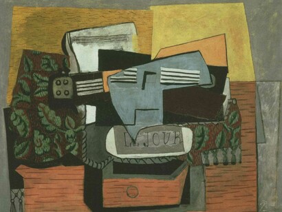 Pablo Picasso. Violon et journal