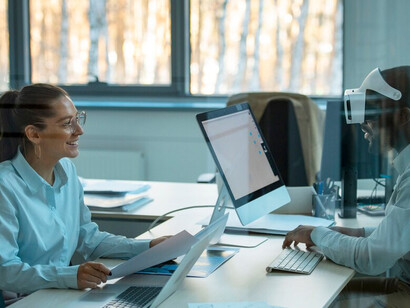 Industrial designers utilizing AI in the creation of 3D models, emphasizing human-AI collaboration and the evolving role of automation in shaping the future of work