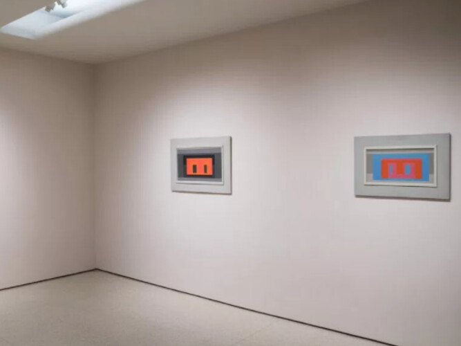 Josef Albers in Mexico, Exhibition view. Courtesy of Guggenheim Museum
 