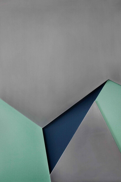 Steel strata Mk1, 2017 © Theo Simpson/ Webber Gallery, London