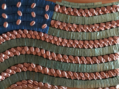 Aldo Mondini, American Flag. Courtesy of BolognaFiere