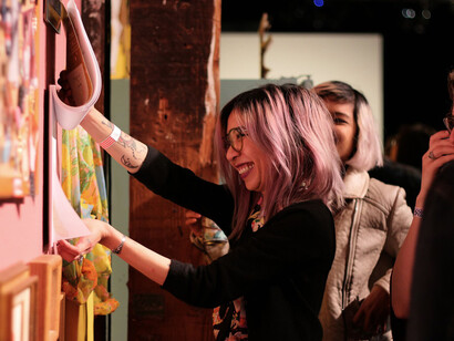 I Didn't ask for this: A lifetime of dick pics. Courtesy of Think Tank Gallery