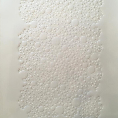 Michael Enn Sirveyt, Debossed Artwork, 30x22. 