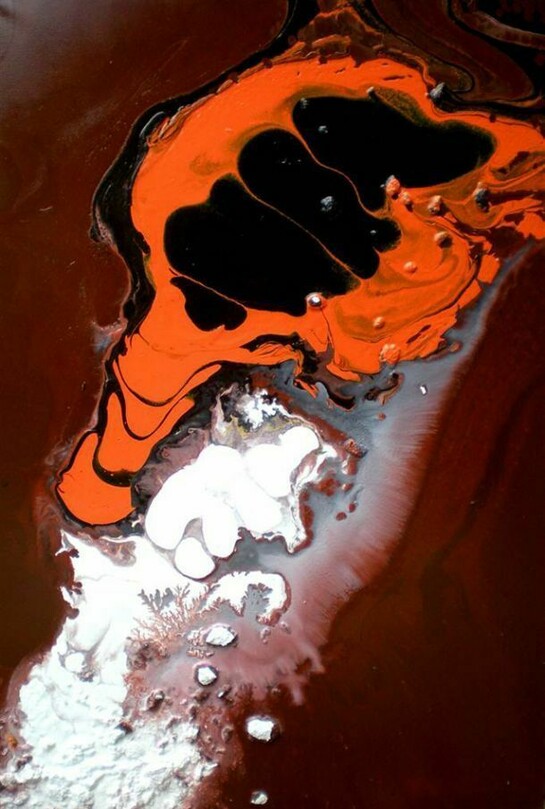 Patrick Montagnac, A Fine Return, 3D Painting, Acrylic on Canvas, 51" x 35"