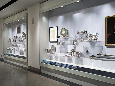 Roy J. Zuckerberg Hall of American Silver. Courtesy of New-York Historical Society