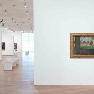Umberto Boccioni, towards futurist liberation, exhibition view. Courtesy of MASI Lugano