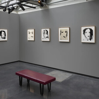 Nobuyoshi Araki, Hanaguruma II, exhibition view. Courtesy of Hamiltons Gallery