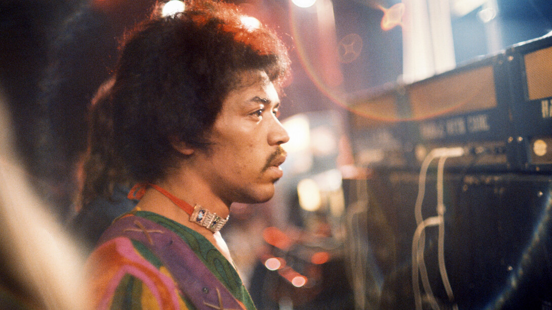 Charles Everest, Jimi (Pensive), Isle of Wight 1970, © Charles Everest. CameronLife Photo Library