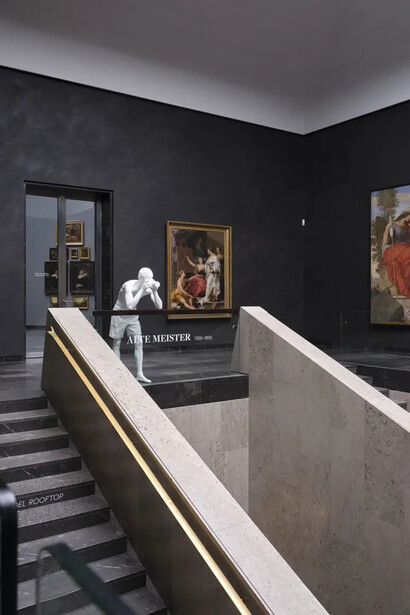 Elmgreen & Dragset, Stillleben mit gemüse, ausstellungsansicht. Mit freundlicher genehmigung des Städel Museums
