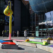 Speak more truth, eat more fruit, exhibition view. Courtesy of Kunsthaus Graz