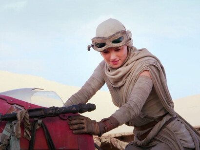 Rey, heroína de la última película de Star Wars