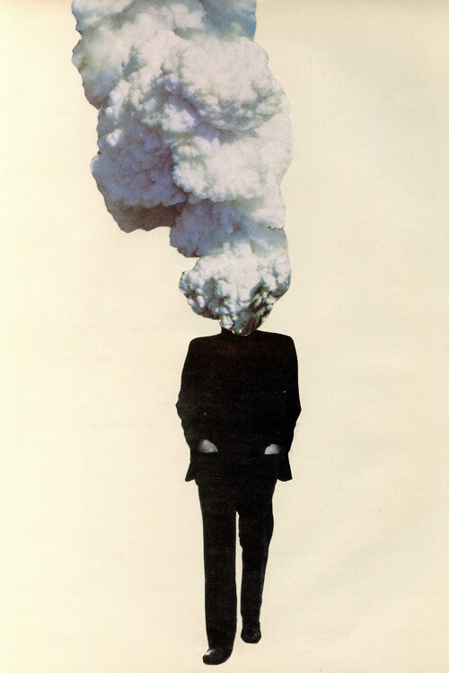 Richard Vergez, Loose Canon, 2011, Collage on paper, 23 x 30 cm