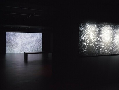 Takashi Makino,  Cinéma Concret, Exhibition view. Courtesy of Empty Gallery