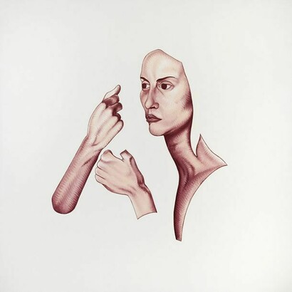 Pietro Librici, Senza Titolo, Olio su tela, 100x100cm, 2013