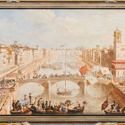 Gioco del Ponte a Pisa, 1785. Per gentile concessione delle Gallerie degli Uffizi