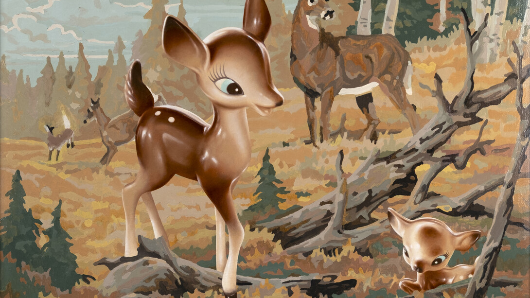 Bennett Slater, Lost and found (detail). Courtesy of Corey Helford Gallery 