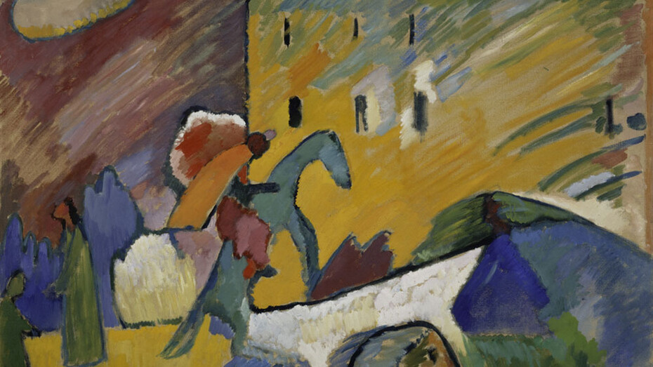 Vassily Kandinsky, Improvisation 3 (détail), 1909. Avec l'aimable autorisation du Centre Pompidou Málaga