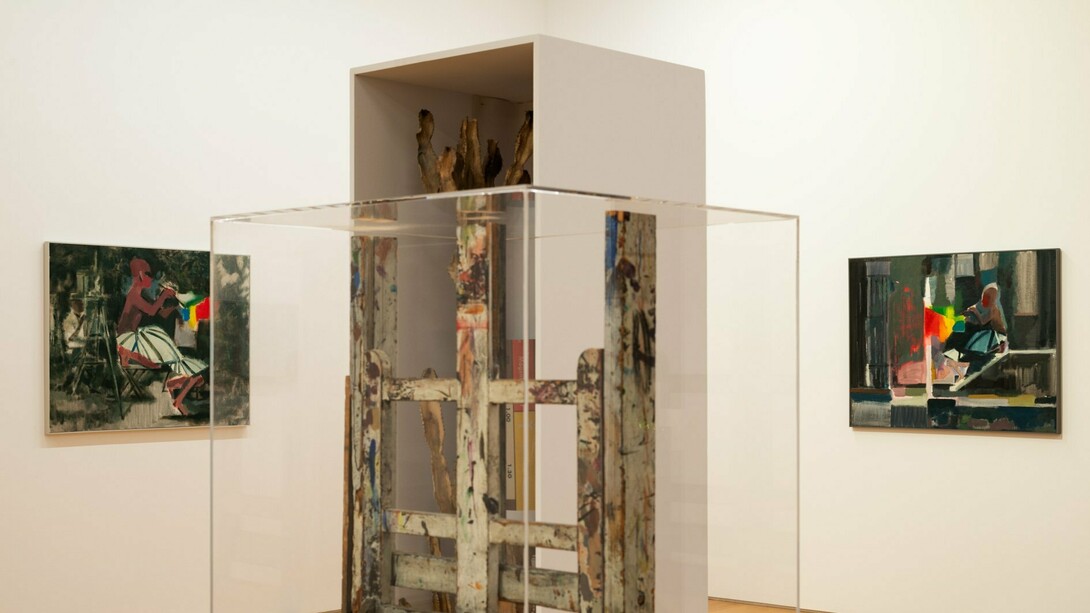 David Maljkovic,
In the Pictorial Code,
Installation view, Quetzal Art Center, February 18–August
31, 2023,
Photo: Hrvoje Franjić. Courtesy of Sprüth Magers