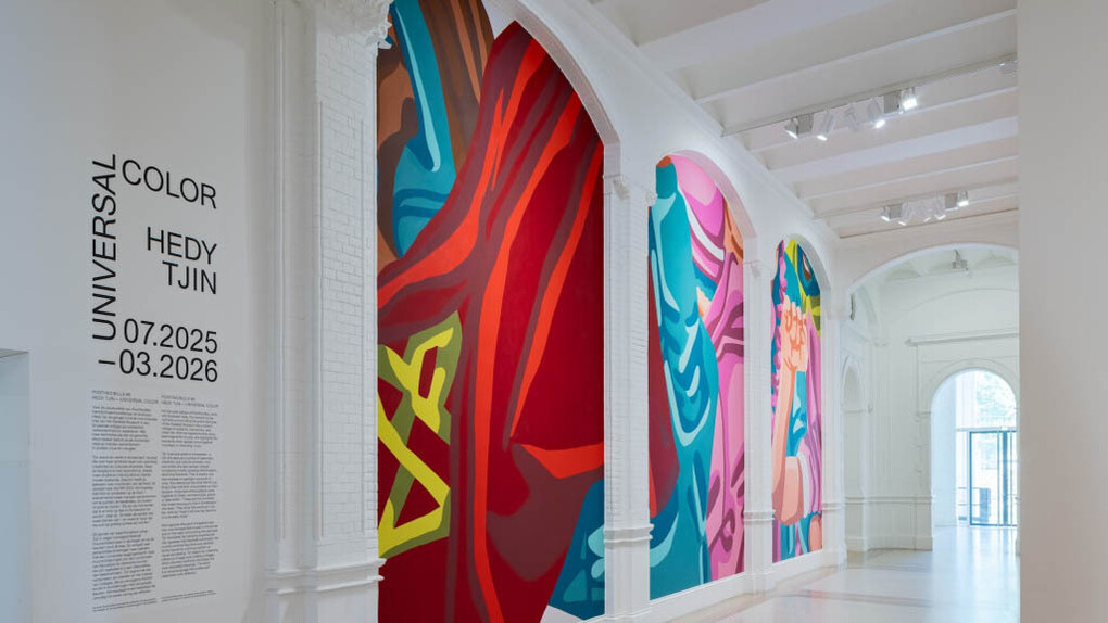 Hedy Tjin, Post/No/Bills, exhibition view. Courtesy of Stedelijk Museum