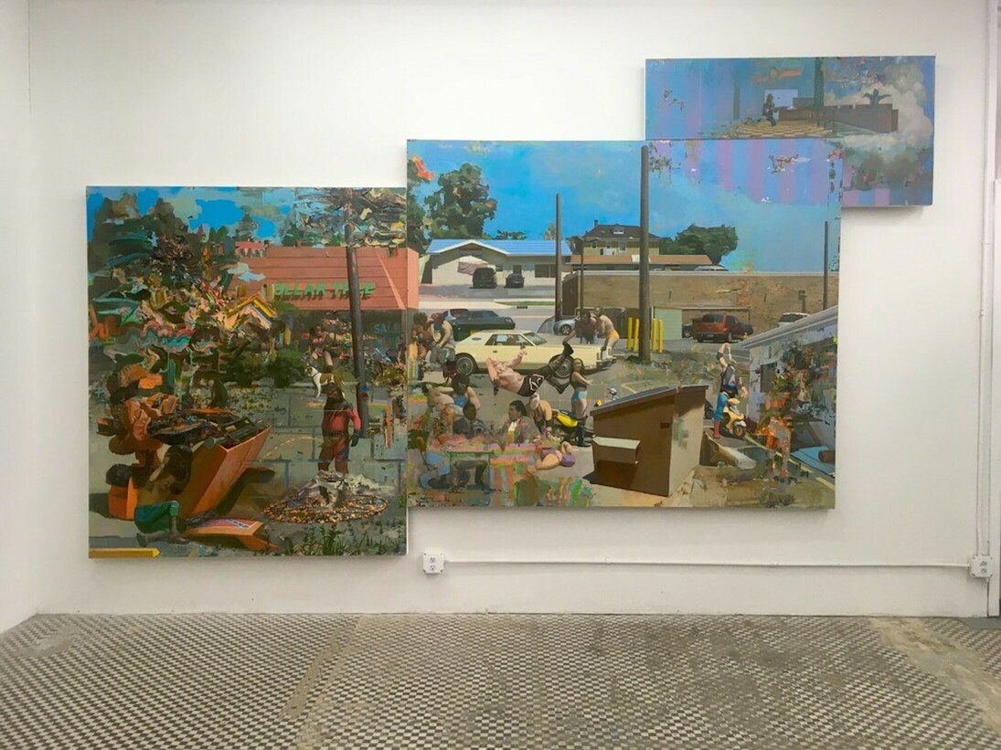 Robert McCann. Bell, Eagle & Anchor, Exhibition view. Courtesy of Amos Eno Gallery