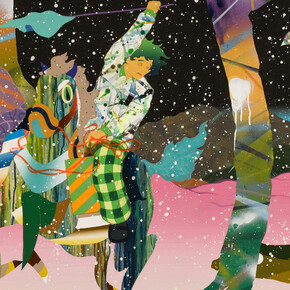 Tomokazu Matsuyama, Runnin' further deeper study 5 (detail), 2010. Courtesy of Opera Gallery