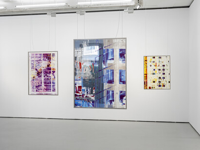 Sabine Hornig, The matter of the glazed fence, exhibition view. Courtesy of Cristina Guerra Contemporary Art 
