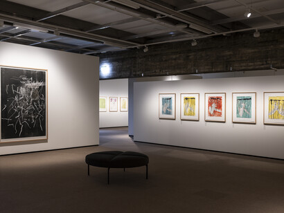 Georg Baselitz, A life in print, exhibition view. Courtesy of Kode Bergen Art Museum