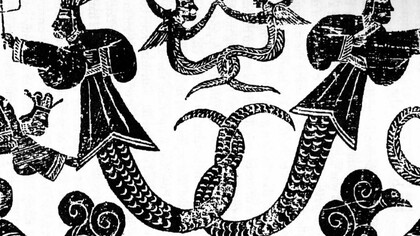 Representación de Nüwa, ser de la mitología china