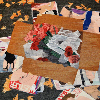 Erin M. Riley, Valentines Trash, 2016. Courtesy of Hashimoto Contemporary