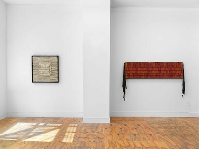 Brenda Mallory, Of seasons and cycles, exhibition view. Courtesy of Marinaro