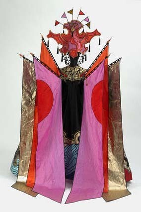 Costume for the Fairy in Béla Bartók’s ballet 'The Wooden Prince', Philip Prowse, 1981, London. Museum no. S.731-1985. © Victoria and Albert Museum, London