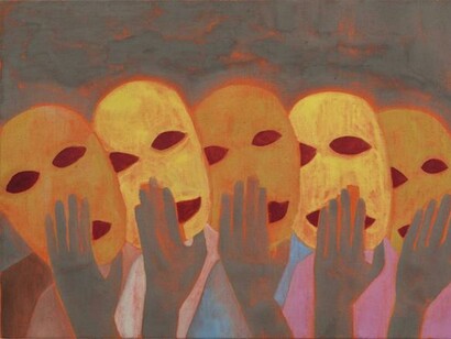 Francesco Clemente, Exhibition view. Courtesy of Galerie Templon